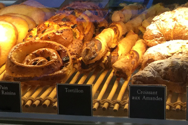 Croissant, pain, boulangerie